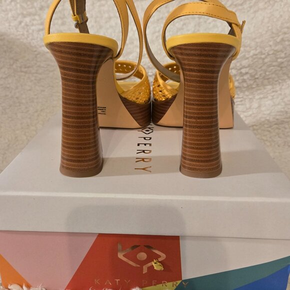 Katy Perry Shoes - Womens 11M - The Steady Ankle Strap Sandal Pineapple - BNIB - Picture 6 of 7